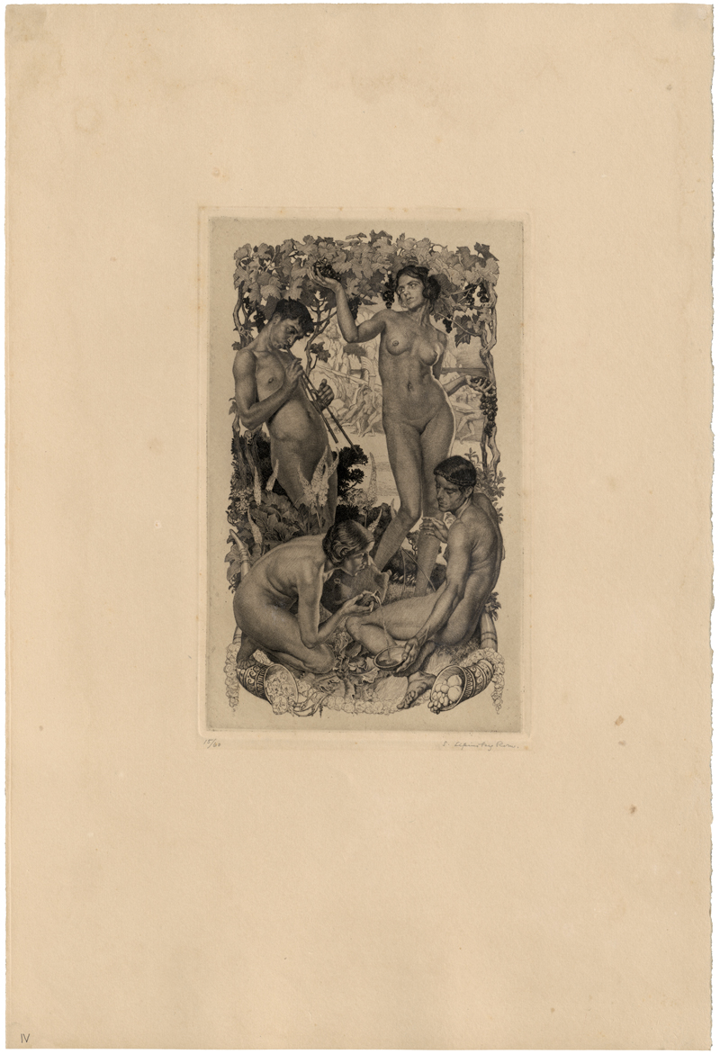 Lot 5372, Auction 128, Lipinsky, Sigmund, Radierte Bilder zu Homer's Odyssee
