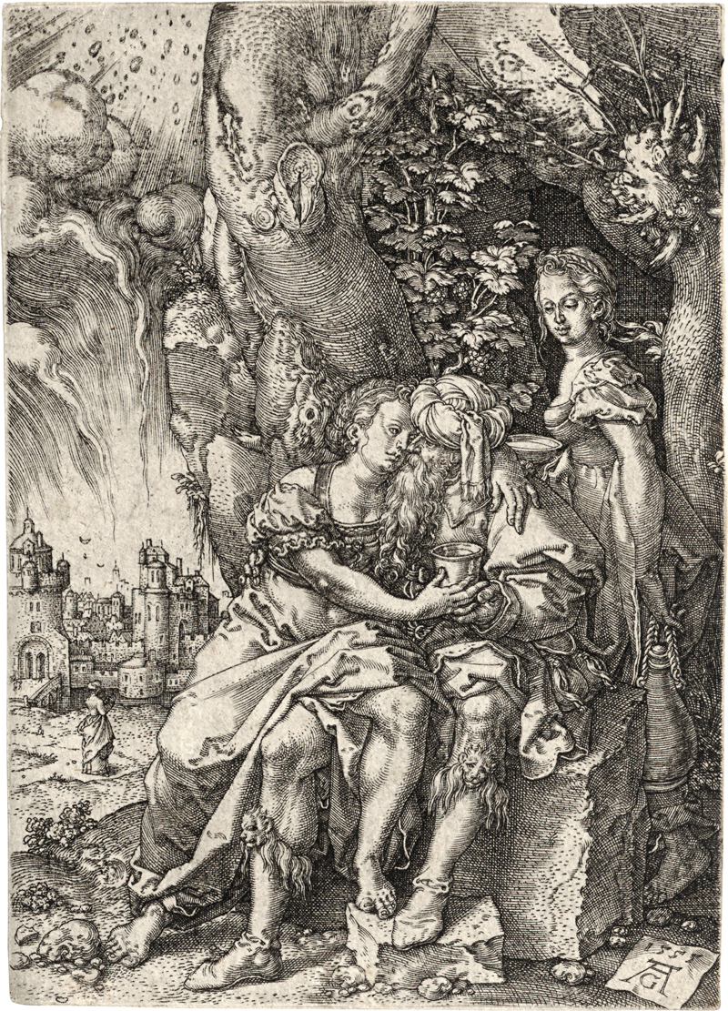 Lot 5394, Auction 128, Aldegrever, Heinrich, Lot und seine Töchter