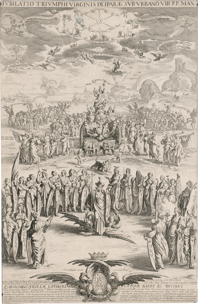 Lot 5429, Auction 128, Callot, Jacques, La petite thèse (Le triomphe de la vierge/Jubilé de la vierge)