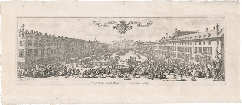 Lot 5430, Auction  128, Callot, Jacques, La Carrière de Nancy, appelée aussi la Rue Neuve de Nancy