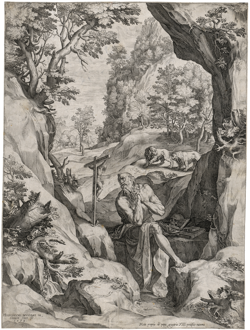 Lot 5446, Auction  128, Cort, Cornelis, Landschaft mit dem hl. Hieronymus