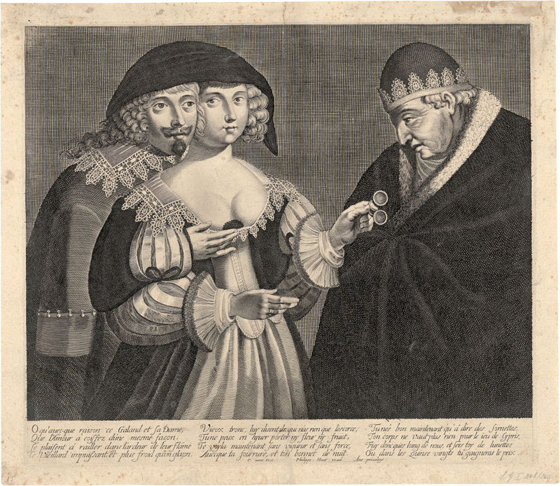 Lot 5449, Auction  128, Daret, Pierre, Die untreue Eherfrau und ihr Galan