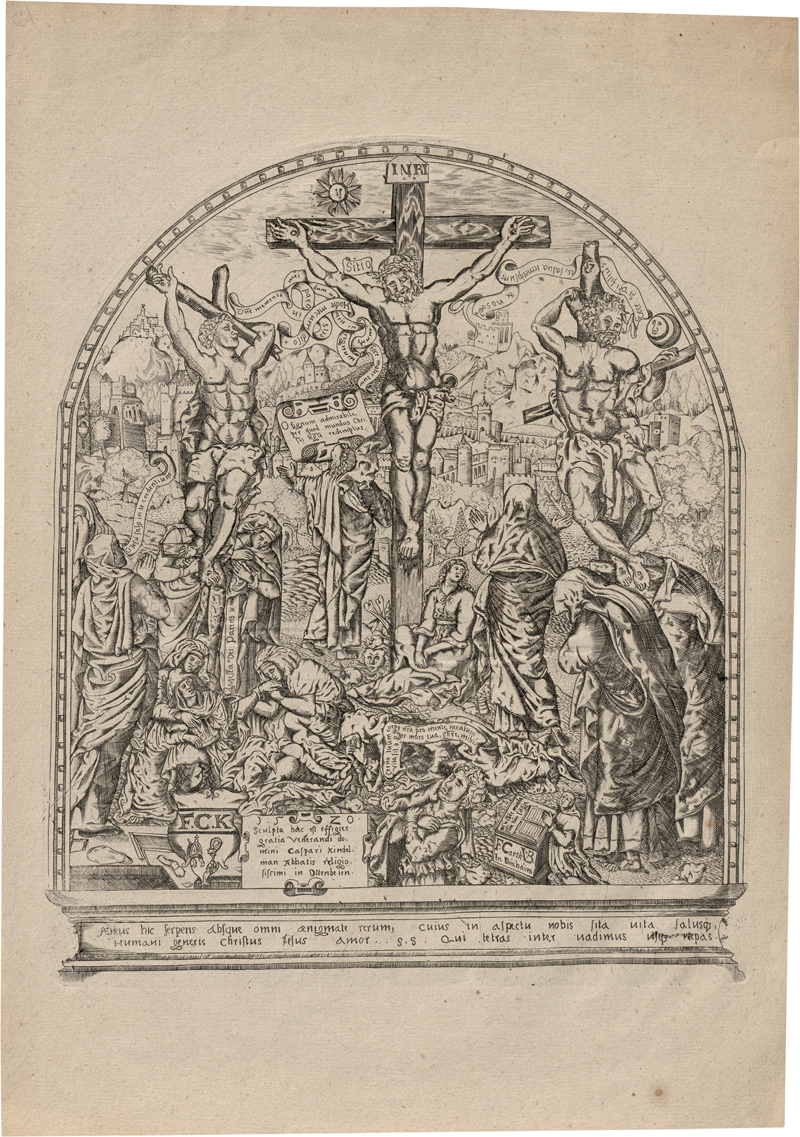 Lot 5452, Auction  128, Deutsch, 1520. Auf dem Kalvarienberg