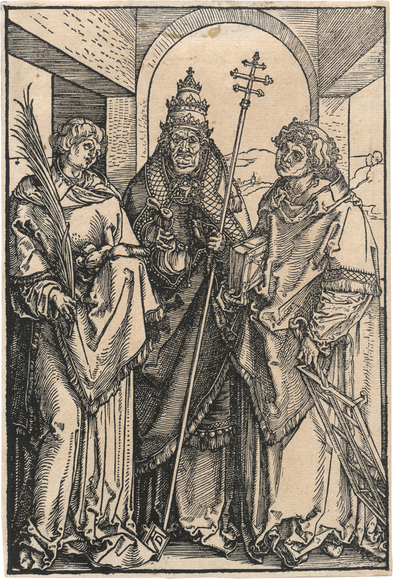 Lot 5467, Auction  128, Dürer, Albrecht, Die heiligen Stephan, Sixtus und Lorenz
