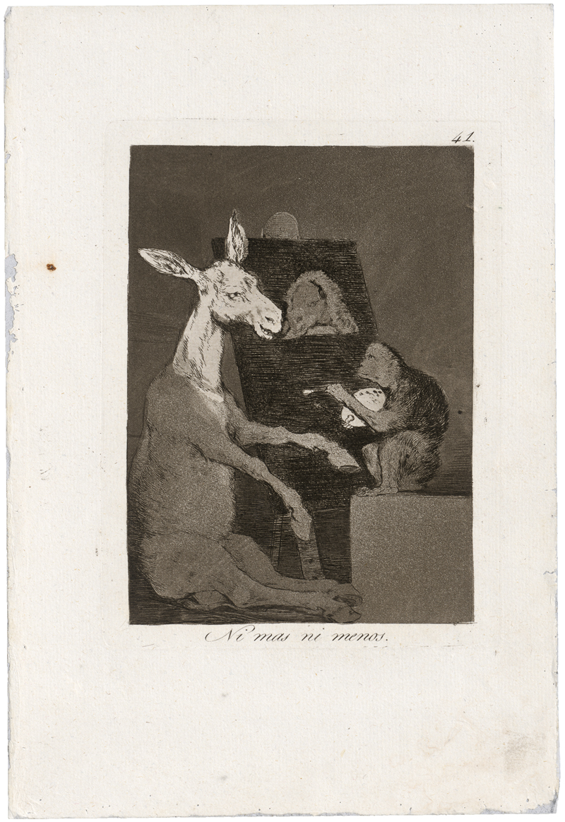 Lot 5485, Auction  128, Goya, Francisco de, Ni mas ni menos