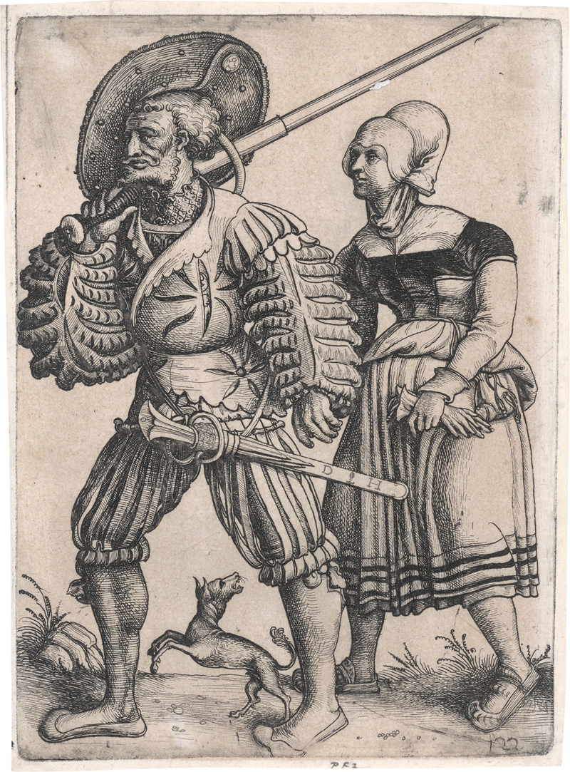 Lot 5524, Auction 128, Hopfer, Daniel, Ein Landsknecht und seine Frau II