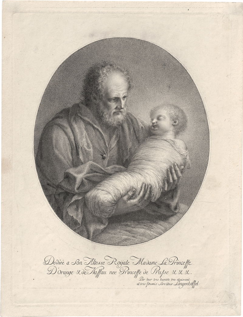 Lot 5533, Auction 128, Langenhöffel, Johann Joseph, Der hl. Joseph mit dem Kind