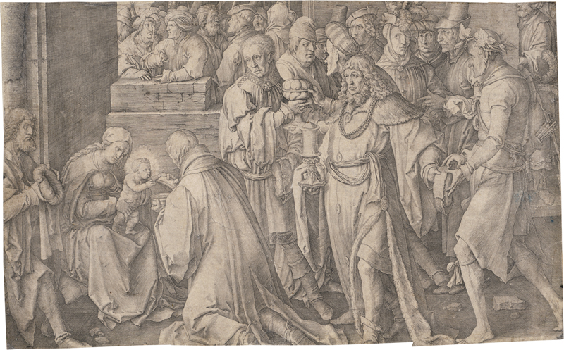 Lot 5540, Auction 128, Leyden, Lucas van, Die Anbetung der Könige