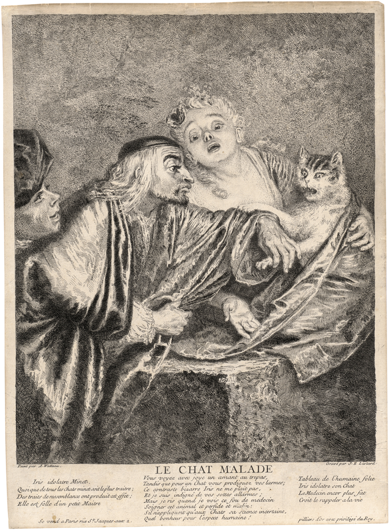 Lot 5544, Auction 128, Liotard, Jean Étienne, Le chat malade (Die tollwütige Katze)