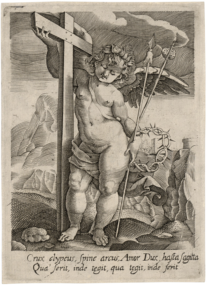 Lot 5552, Auction 128, Maglioli, Giovanni Andrea - nach, Christi dni Humanae Salutis: Engel mit den Werkzeugen und Symbolen der Passion