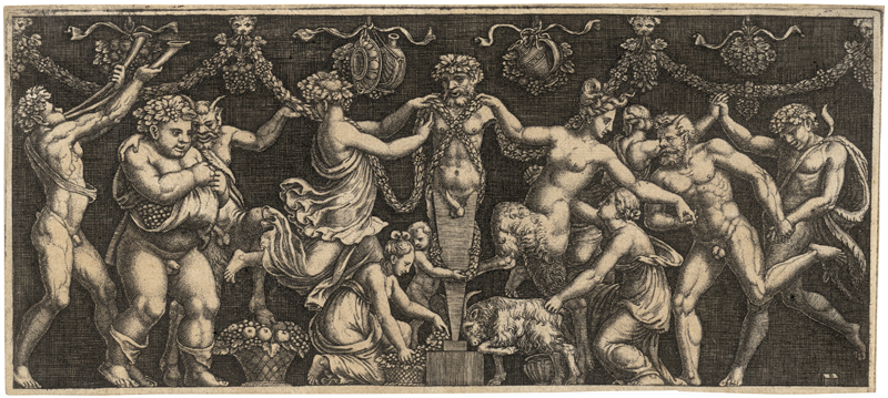 Lot 5557, Auction  128, Meister B mit dem Würfel, Das Opfer an Priapus