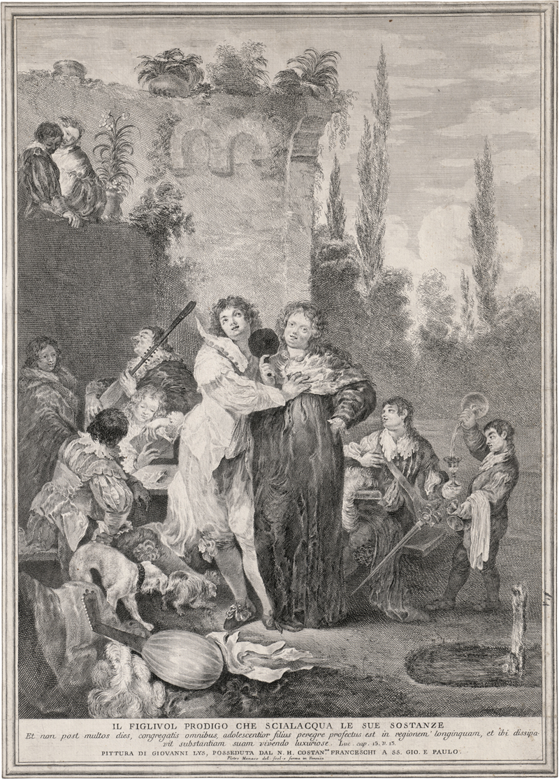 Lot 5561, Auction 128, Monaco, Pietro, Der verlorene Sohn verprasst sein Vermögen