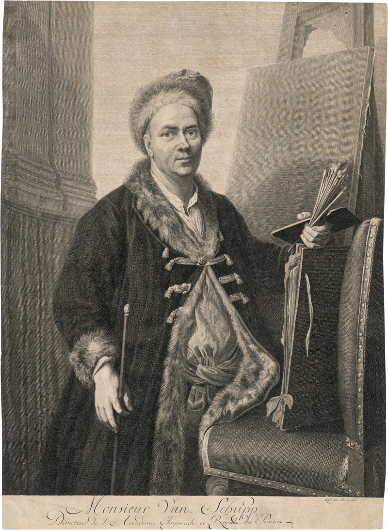 Lot 5565, Auction 128, Müller, Gustav Adolph, Selbstbildnis des Malers Jacob van Schuppen