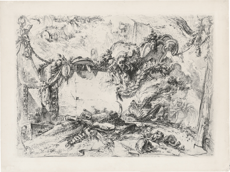 Lot 5586, Auction 128, Piranesi, Giovanni Battista, Die monumentale Platte