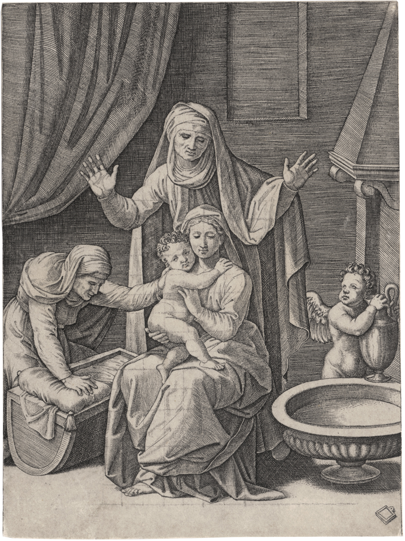 Lot 5589, Auction 128, Raimondi, Marcantonio, Die Jungfrau mit der Wiege