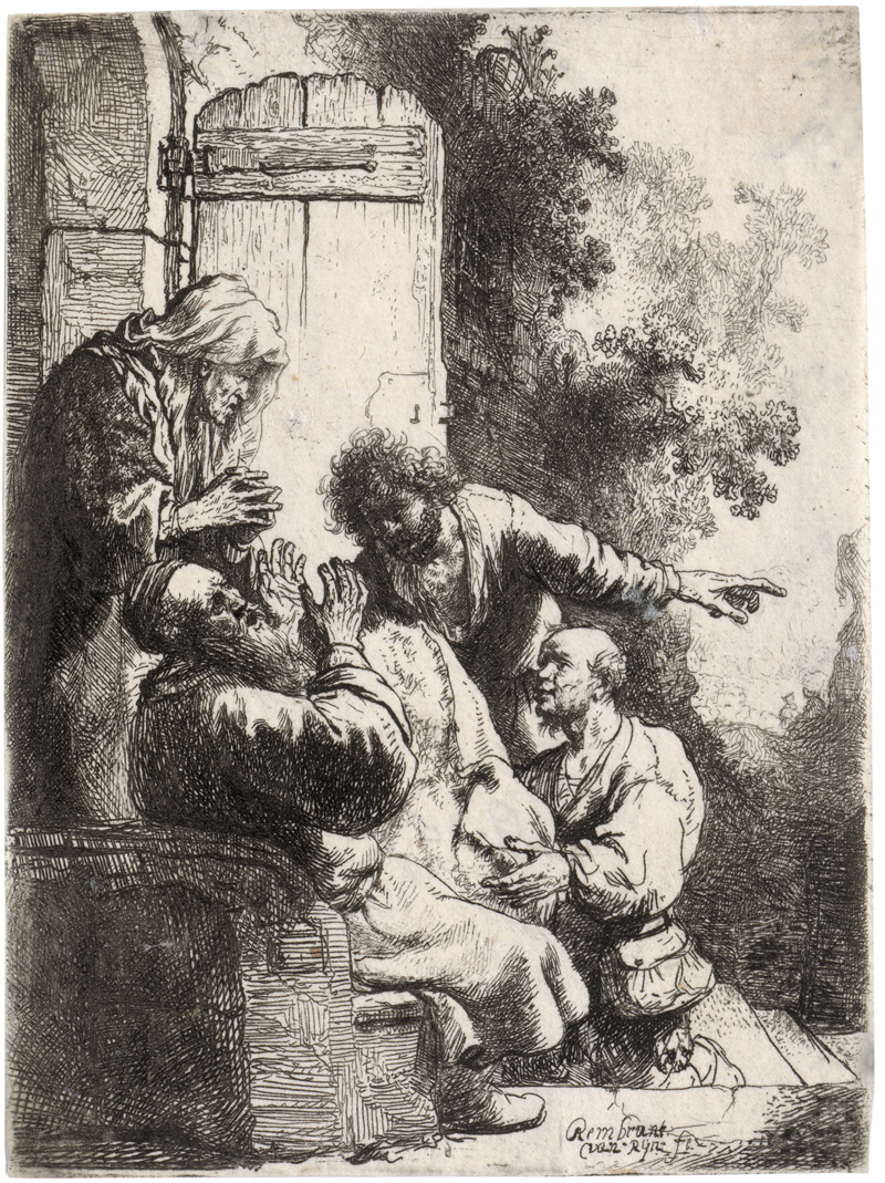 Lot 5593, Auction 128, Rembrandt Harmensz. van Rijn, Jakob den Tod Josephs beklagend