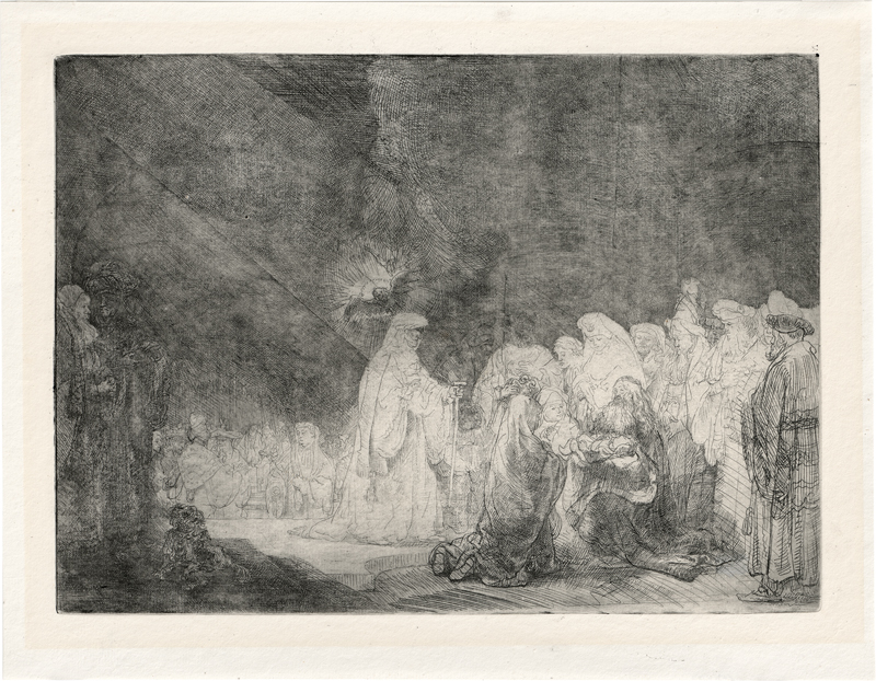 Lot 5596, Auction  128, Rembrandt Harmensz. van Rijn, Die Darstellung im Tempel