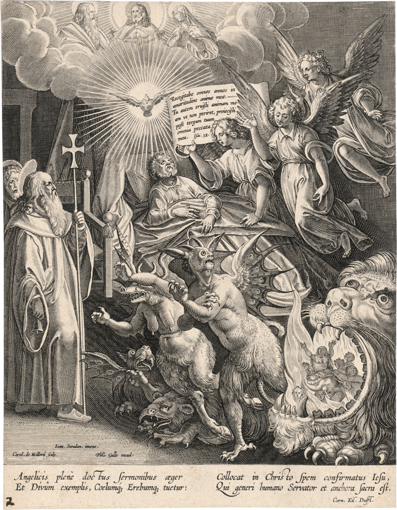 Lot 5629, Auction 128, Stradanus, Johannes - nach, Tod eines reuigen Mannes