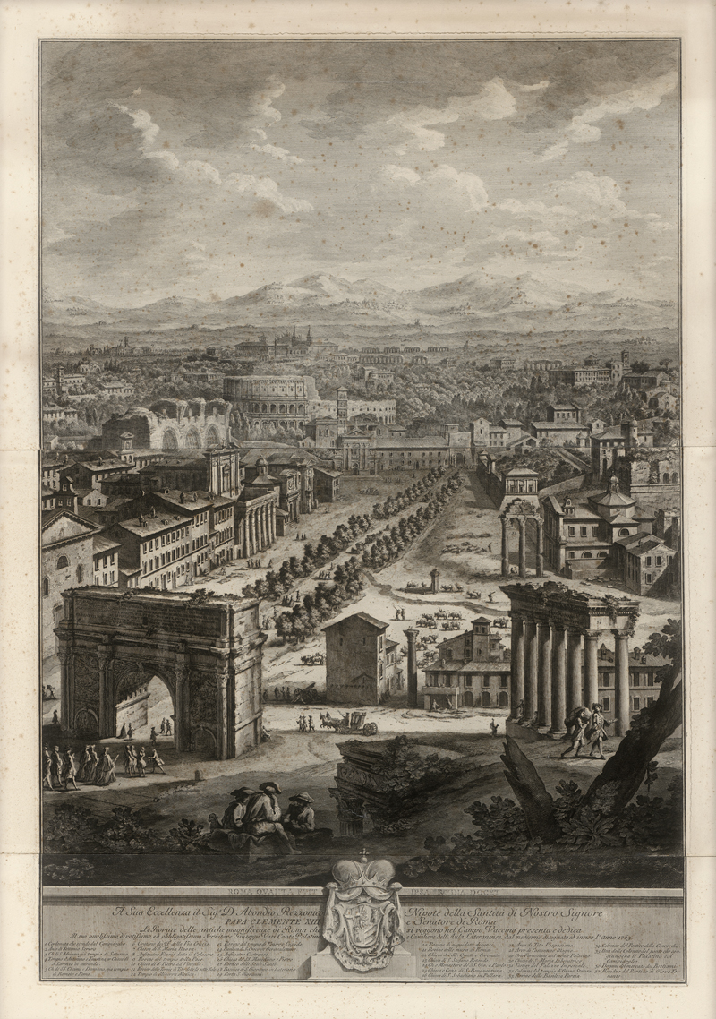 Lot 5643, Auction 128, Vasi, Giuseppe, Blick auf das Forum Romanum