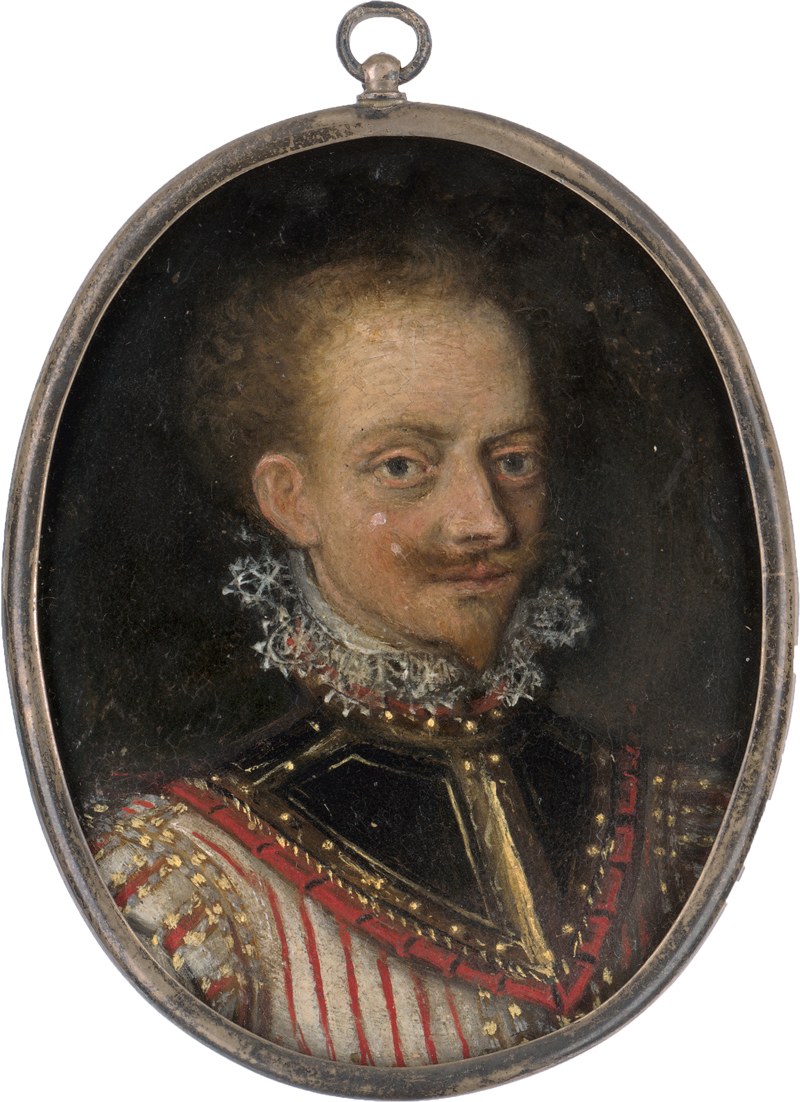 Lot 6010, Auction  128, Nordeuropäisch, 2. Hälfte 16. Jh. Bildnis eines Mannes mit Halsberge, rot-weißem Doublet und Spitzenkragen