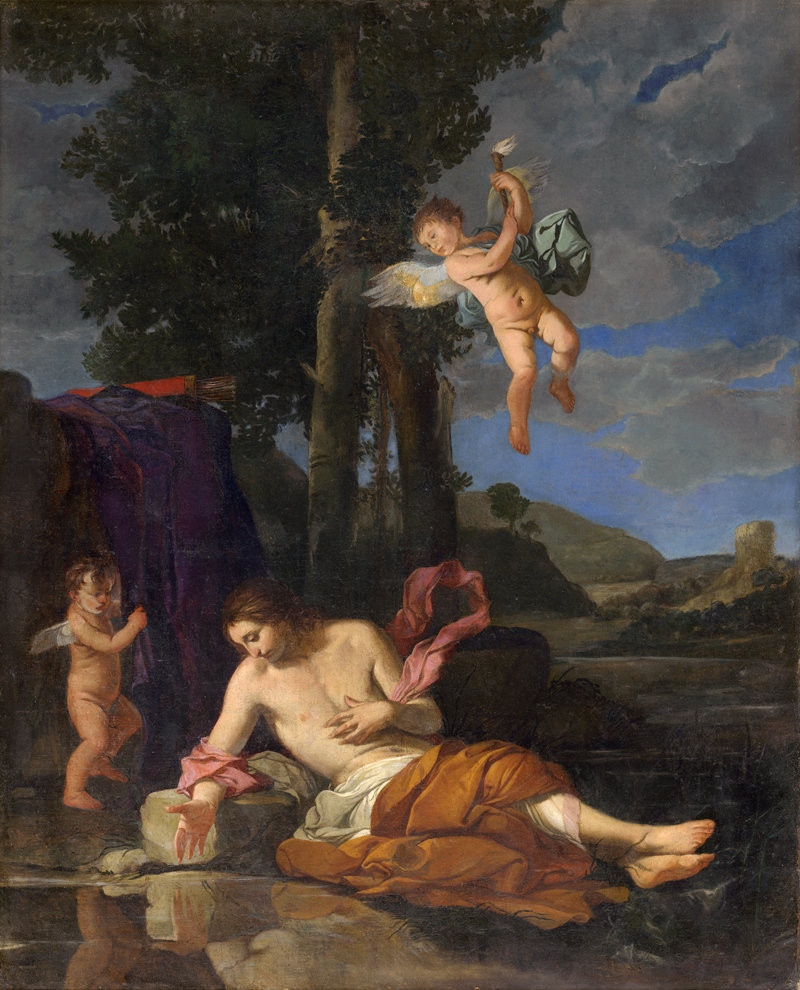 Lot 6044, Auction  128, Französisch, um 1780. Narziss an der Quelle