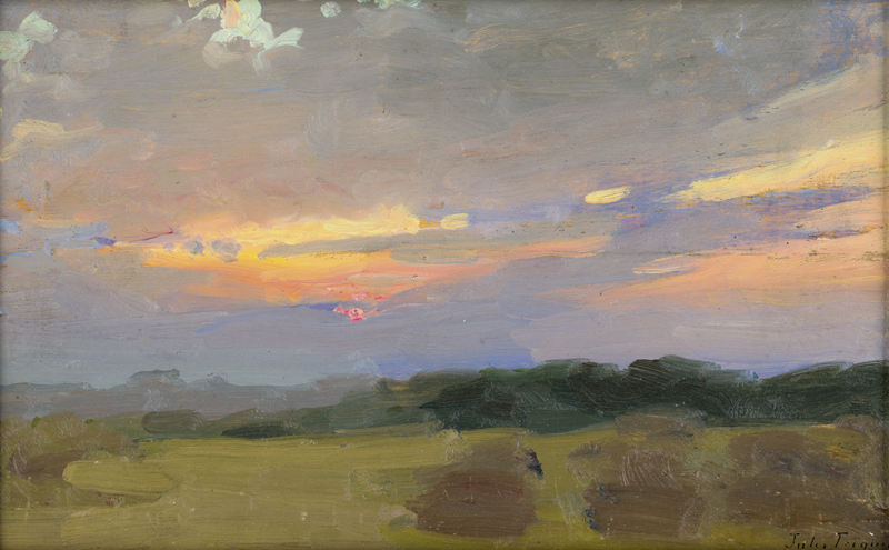 Lot 6142, Auction 128, Triquet, Jules Octave, Sonnenuntergang