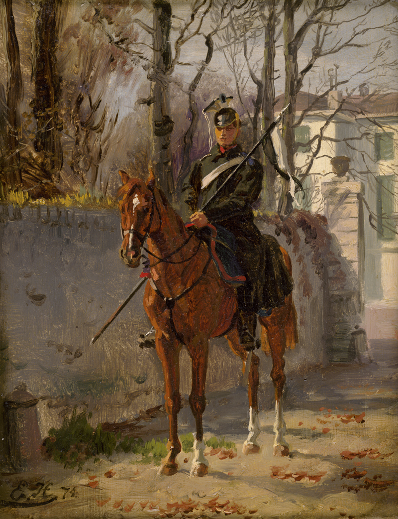 Lot 6168, Auction 128, Hünten, Emil, Lanzenreiter