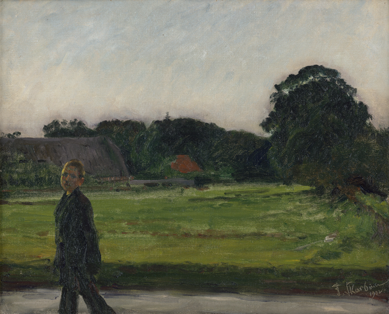 Lot 6178, Auction 128, Skarbina, Franz, Abendstimmung über den Wiesen