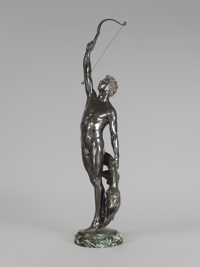 Lot 6188, Auction 128, Uphues, Joseph Johann Ludwig, Adlerjäger (Junger Bogenschütze mit erlegtem Adler)