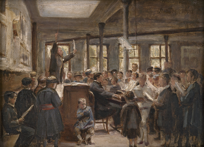 Lot 6190, Auction 128, Truphème, Auguste Joseph, Die Gesangsstunde (La Leçon de Chant)