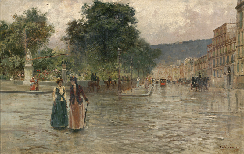 Lot 6191, Auction 128, Brancaccio, Carlo, Die Riviera di Chiaia mit dem Giardino der Villa Comunale