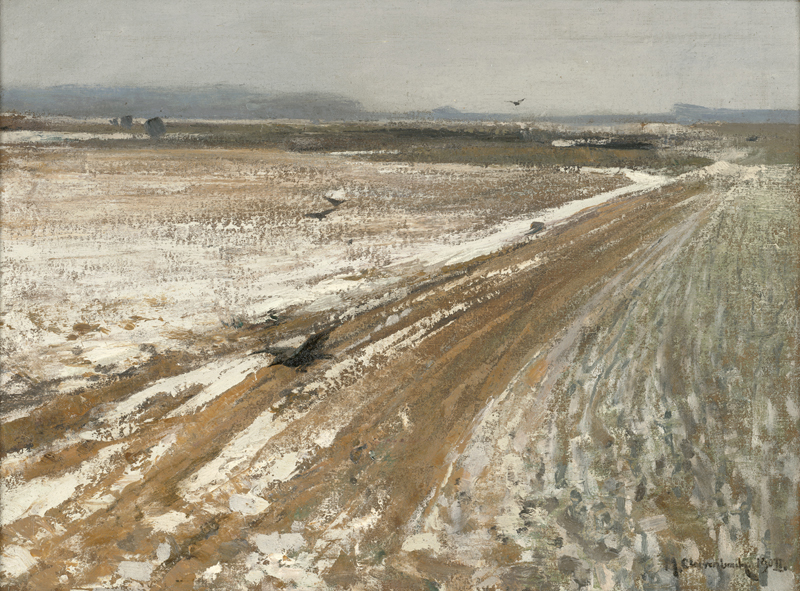 Lot 6247, Auction 128, Clarenbach, Max, Feldweg im Winter