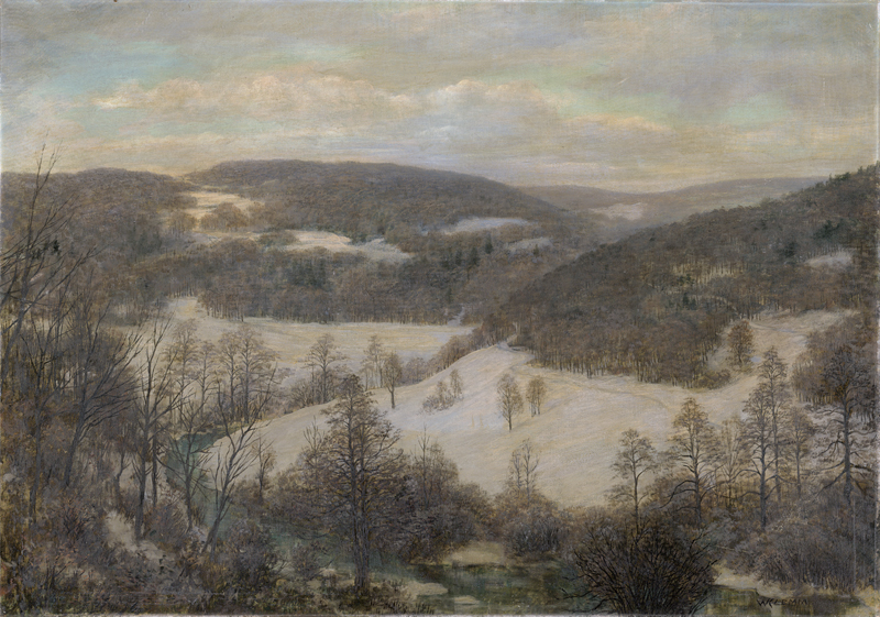 Lot 6248, Auction 128, Klemm, Walter, Das Tepltal bei Karlsbad im Winter