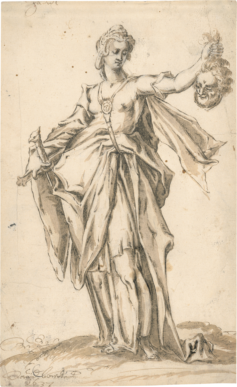 Lot 6565, Auction 128, Deutsch, 1637. Judith mit dem Haupt des Holofernes