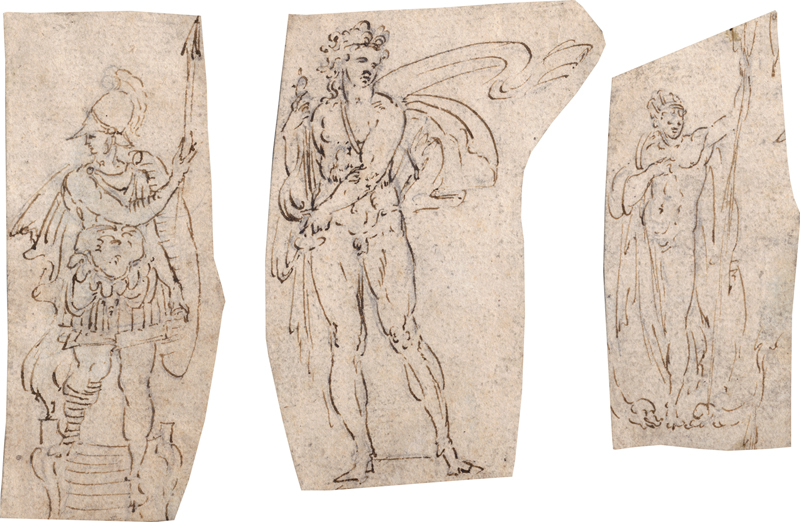 Lot 6582, Auction 128, Italienisch, 16. Jh. Drei antike Götter