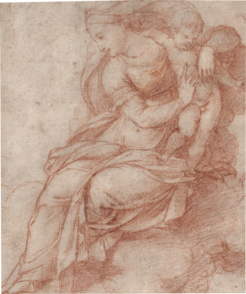 Lot 6592, Auction  128, Italienisch, 16. Jh. Madonna mit Kind