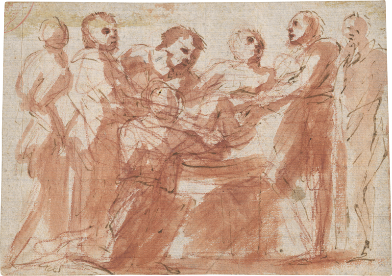 Lot 6595, Auction 128, Italienisch, Spätes 17. Jh. Josef wird von seinen Brüdern in den Brunnen geworfen