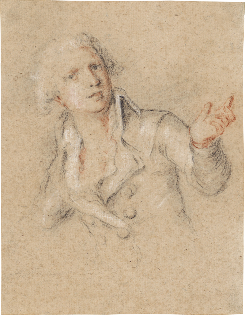 Lot 6610, Auction  128, Italienisch, um 1700. Kavalier mit ausgestreckter Hand