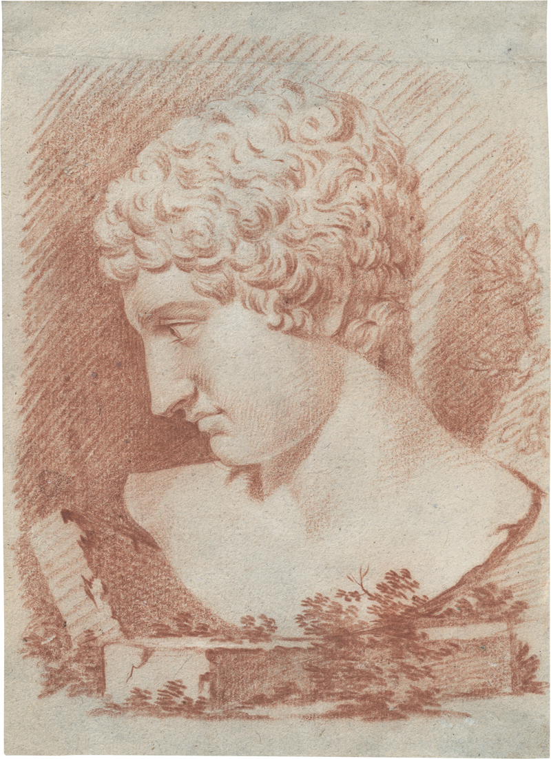 Lot 6625, Auction  128, Kniep, Christoph Heinrich, Antike Büste eines Jünglings