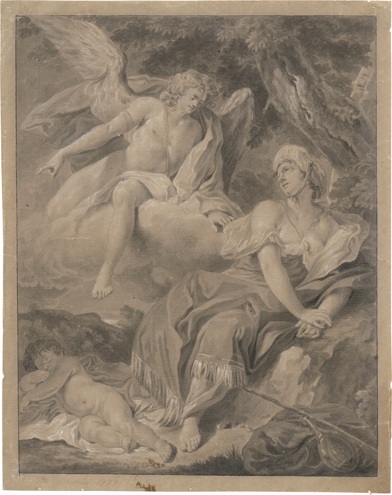 Lot 6644, Auction  128, Böhm, Johann, Der Engel erscheint der Hagar in der Wüste