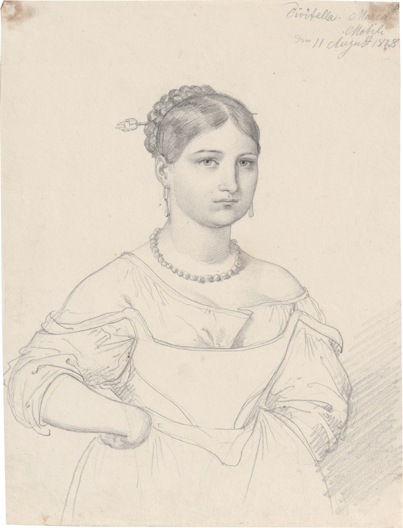 Lot 6714, Auction 128, Moosbrugger, Friedrich, Bildnis der Maria Mobili aus Civitella