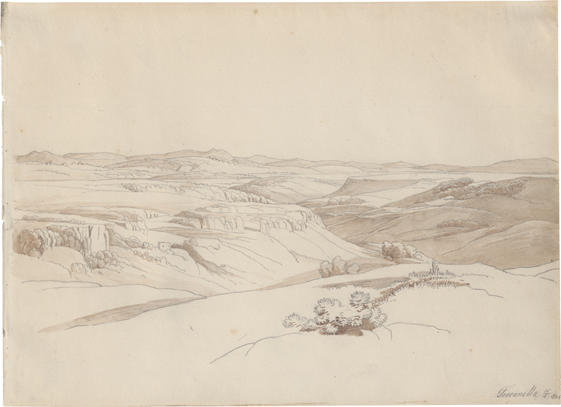 Lot 6722, Auction  128, Steinkopf, Julius, Blick über die Appenin-Landschaft bei Toscanella