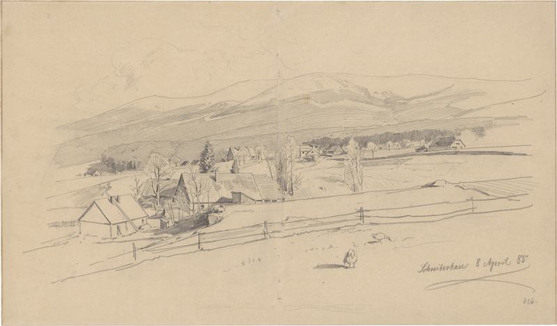 Lot 6749, Auction 128, Schuster, Rudolf Heinrich, Blick über Schreiberhau im Riesengebirge