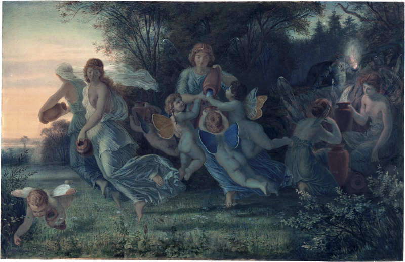 Lot 6791, Auction 128, Försterling, Otto, "Elfen, den Morgenthau ausgiessend"