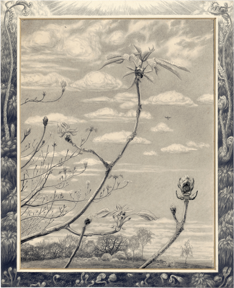 Lot 6794, Auction 128, Deutsch, um 1900. Der Frühling (Knospende Kastanien)