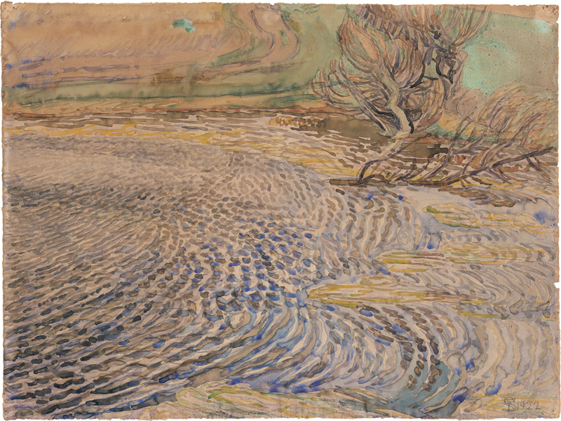 Lot 6815, Auction  128, Syberg, Franz, Herbstliche Seelandschaft