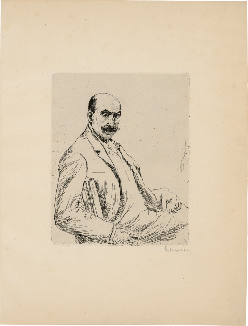 Lot 7009, Auction 128, Liebermann, Max, Sieben Radierungen