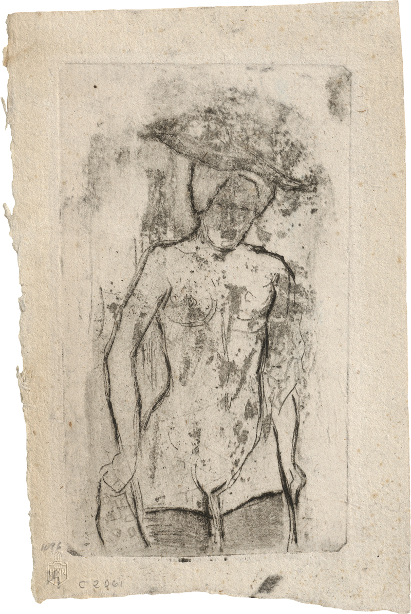 Lot 7041, Auction 128, Pechstein, Hermann Max, Dirne