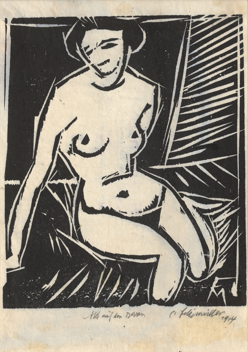 Lot 7044, Auction 128, Felixmüller, Conrad, Akt (Akt auf dem Divan)