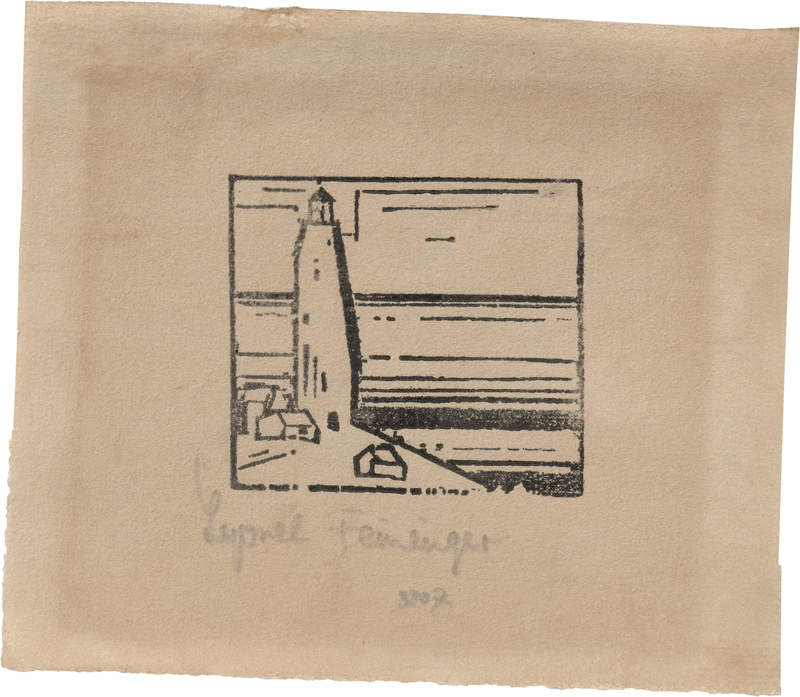 Lot 7048, Auction 128, Feininger, Lyonel, Leuchtturm